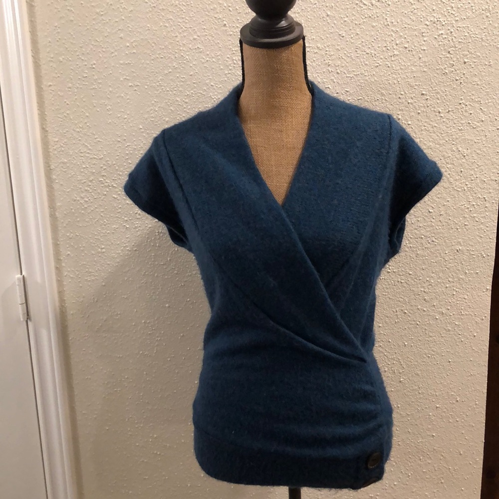 Teal sweater